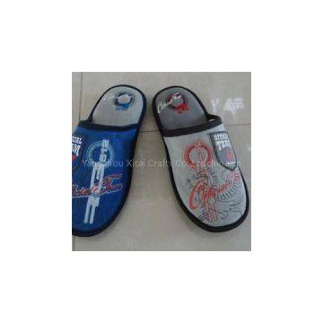 Fashion Design Flat Fax Suede Slipper Shoe For Men