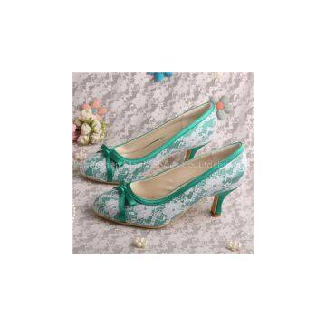 Bridesmaid Shoes Green