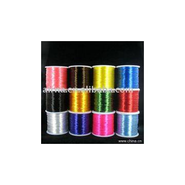 elastic thread (elastic cord,bead cord,bead thread,crystal thread,bead string wire)