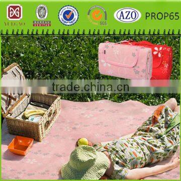 2014 new good quality pink picnic blanket