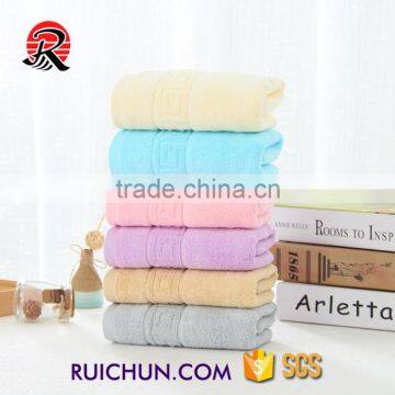 100% cotton recycled bath towel 32x72cm jacquard weave