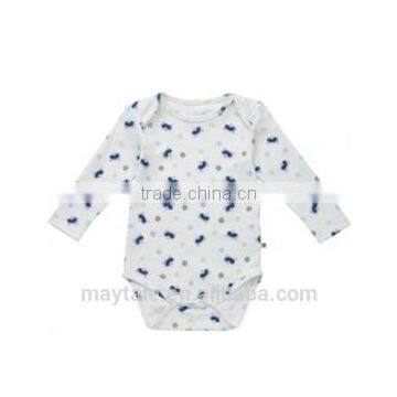 Soft feel 100% cotton baby onesie with cartoon printing