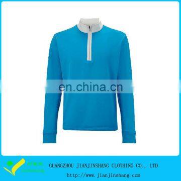 Grey Blue Color Combination 100% Polyester Embroidery Sports Hoodies Ladies