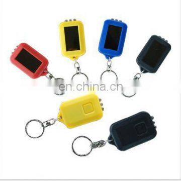 good quality LCD solar torch ABS solar flashlight