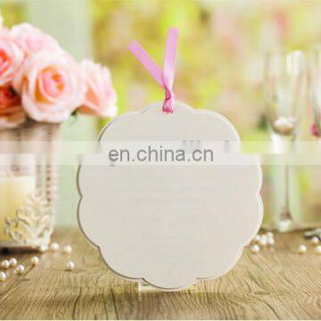 Novel Design Flower Decoration Hollow Wedding Invitation Card photo-5