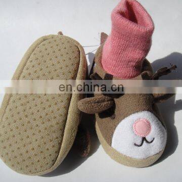 OEM new design fashion slipper plush animal child slipper