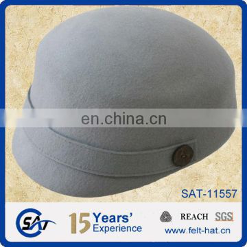 100% wool felt hat for fashion students or yong guys