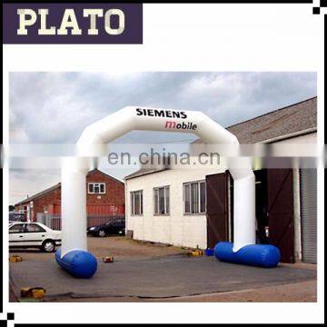 White advertising inflatable arch/door shaped arch design for decoration