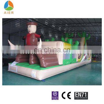 Kids Inflatable floating obstacle course