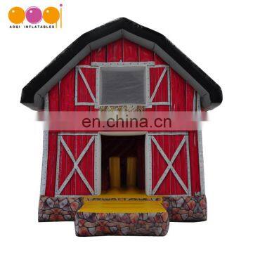 China supplier jumping bouncer inflatable farm house for kids