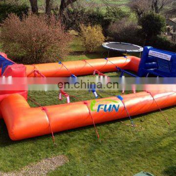 Hot Sale Inflatable Football field/customerized inflatable water football pitch/inflatable football ground