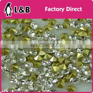 new design colorful ss35 sharp bottomed rhinestone