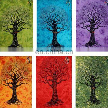 Mandala Indian Tapestry Dry Tree Throw Twin Beach Wholesale Tapestry Wall Hanging Bedspread Decor