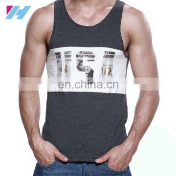 wholeasale Men Cotton Vest Fashion Print Gym Tops Comfortable Tank Tops