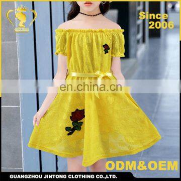 Girl party dress child s wear dress