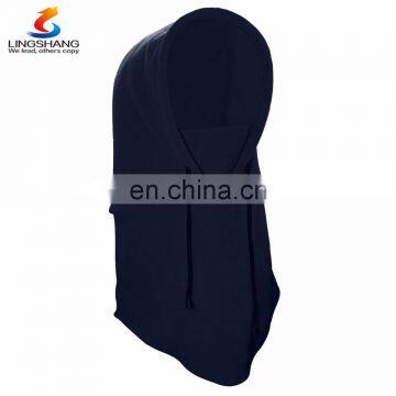 Custom warm windproof Beanie hat Elastic fleece face mask