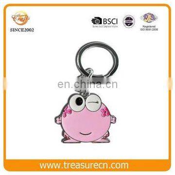 Custom Design 2D/3D Frog Animal Cheap BSCI Metal Keychain