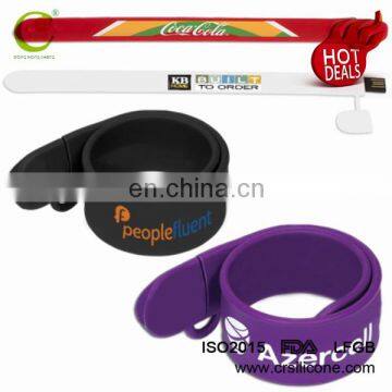 High Quality Unisex Silicone bracelet Wristband Bulk Usb Flash Drives