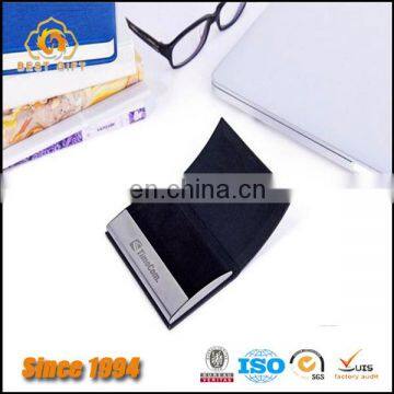 Zi Yu Xuan Metal Paste Arc Customed LOGO Business Card Holder