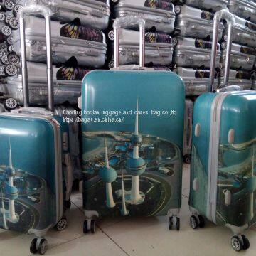 High Quality Hard Shell Luggage Set 3pcs Travel Bag Aluminum Trolley Lugagge Case for Trip photo-4