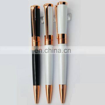 Frosted Black Color Barrel Elegant Metal Ballpoint Ball Pen photo-6