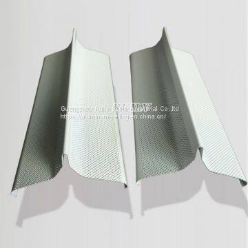 Water Drop Aluminum Ceiling for Station/ Wooden Grain Aluminum Linear Ceiling/Perforated Aluminum Linear Ceiling photo-4