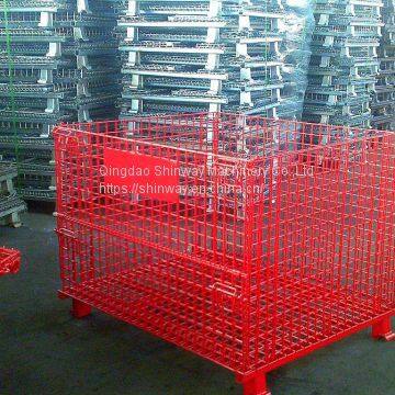 High quality foldable wire logistic container