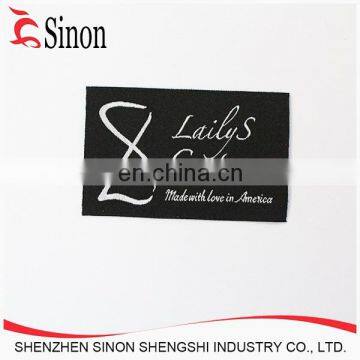 flat shoes garment jeans high density fabric labels name tags