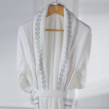 Eliya 100% Cotton Hotel Spa Robe Kimono Style Waffle Bathrobe