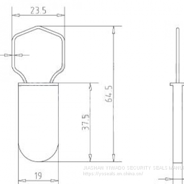 Logistics Plastic Lock Security Padlock Seal for Airline Catering Purposes photo-5