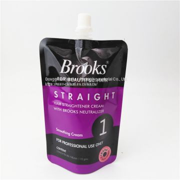 Customized production of hair straightener cream with brooks neutrlizer