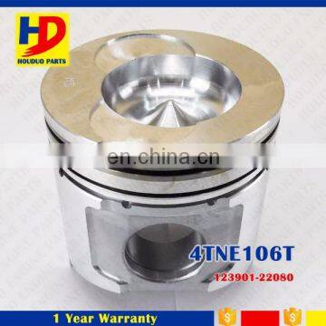 4TNE106T Engine Piston Part Excavator Spare Parts OEM No 123901-22080 photo-2