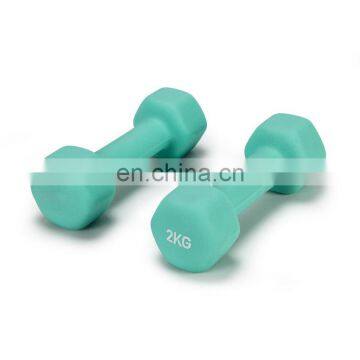 Fitness Equipment Adjustable Dumbbell Logo Plastic Dip Dumbbell Sets