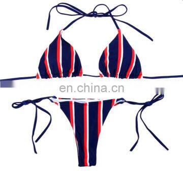 RTS Custom Sexy Bikini Women Zebra Leopard Women Show Extreme Mini Swimwear Bikini