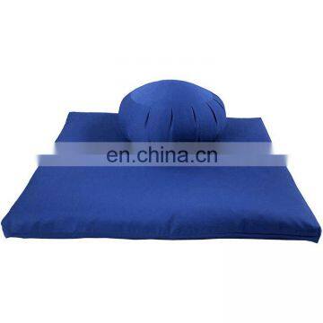 Wholesale Royal Blue Buckwheat Zafu and Zabuton Meditation Cushion Set