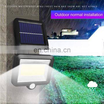 Outdoor Waterproof Emergency Motion Sensor COB Led Solar Garden Light Solar Wall Lamp Solar Sensor Wall Light photo-2