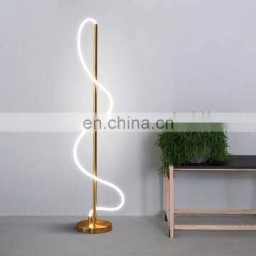 Guzhen DIY Metal+silicon LED Tube Irregular Floor Lamp photo-3