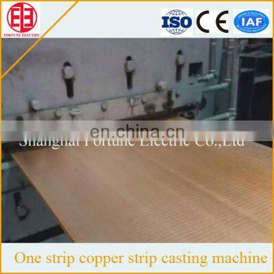 lead brass strip horizontal continuous casting machine