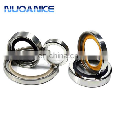 Stainless Steel Double and Single Lip PTFE Stainless Compressor Oil Seal Crankshaft Rear PTFE Rotary Shaft Seal