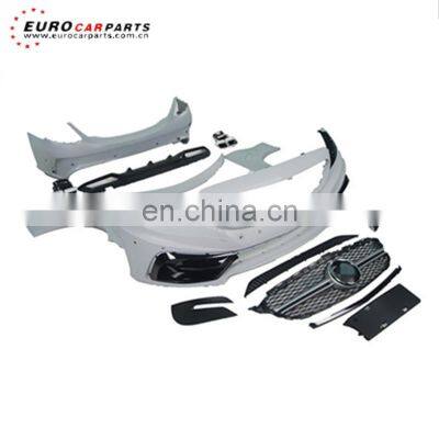 W205 c180 C200L C260 C300 upgrade w205 Carls C63 style body kit 14~16y PP material