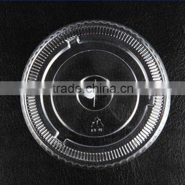 95mm PET flat lid, plastic lid, clear lid, made in Zhejiang