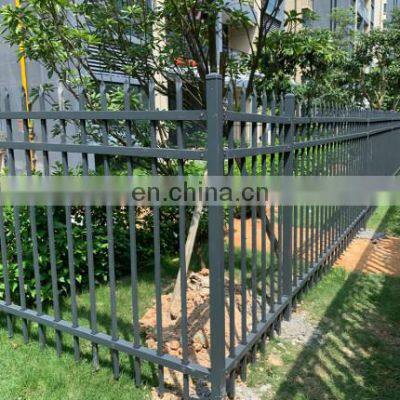 Pvc Coated Anti Climb Galvanized Steel Wire Zinc Steel Guardrail Palisade Fence Panels