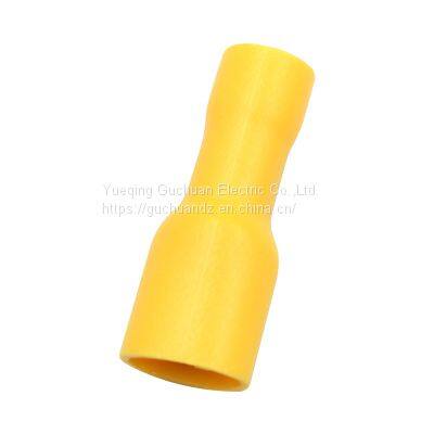 FDFD5.5-250 pre-insulated  butt cold press terminal plug spring wire connector PVC