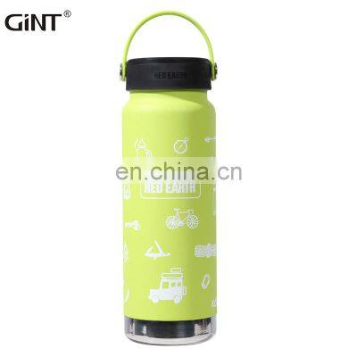 GiNT 750ml Large Capacity Morden Style Vacuum Water Cups TPE Handled Thermal Water Bottle for 2021