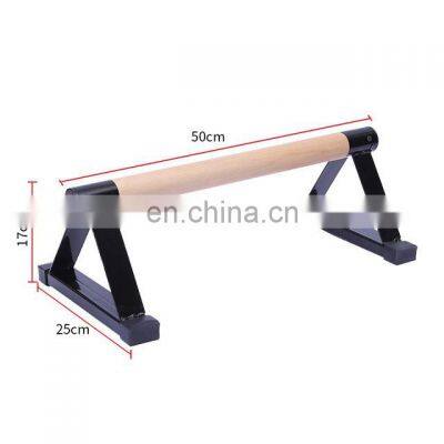 Оптовая продажа деревянных упорных брусьев для упражнений на отжимания, а также для йоги и гимнастических тренировок с противоскользящим покрытием photo-2