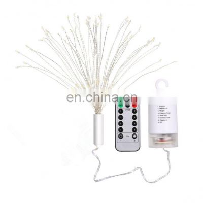 Waterproof Remote Control 100 Bulbs 10M Firework Light LED String Copper Wire Fairy lights For Festival Day