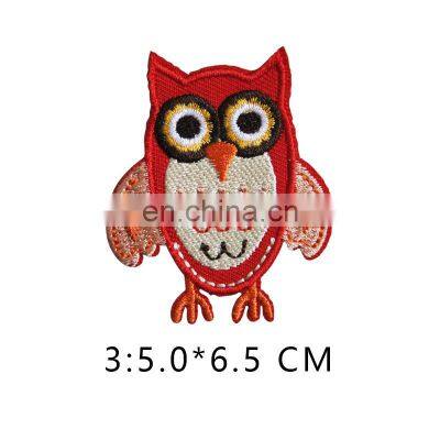 Custom Iron On Cartoon Owl Collection Embroidered Patches photo-3
