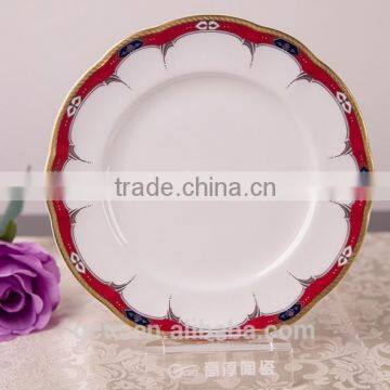Fine Bonechina Wave Shape Dinner Plate photo-2
