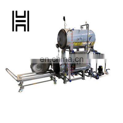 Food spice steam sterilization for food plant spice steam sterilization