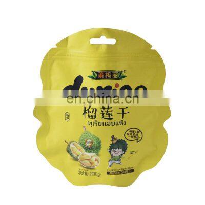 Eco Friendly Food Grade Irregular Shaped Plastic Food Bag